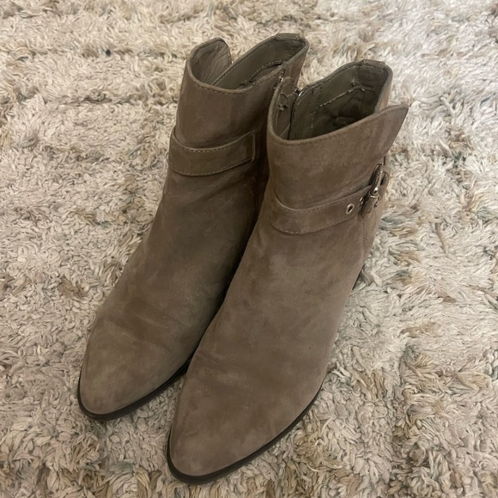 Sam Edelman block heel booties.